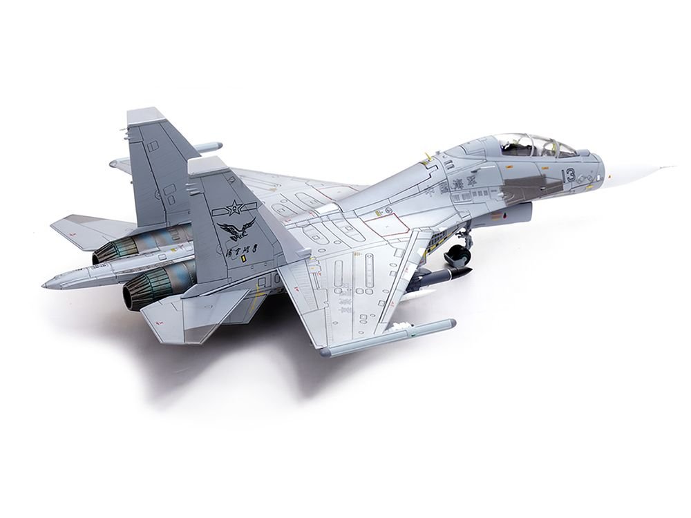 Sukhoi Su-30MKK Flanker-G Fighter Aircraft #13 "People's Liberation Army (PLA) Naval Aviation's Sea and Air Eagle Regiment" Chinese Air Force "Wing" Series 1/72 Diecast Model by Panzerkampf view 5