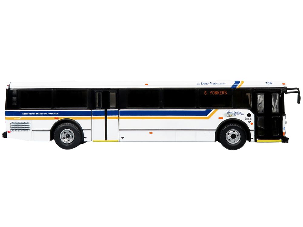 2006 Orion V Transit Bus Westchester NY Bee-Line "6 Yonkers" Limited Edition "The Vintage Bus and Motorcoach Collection" 1/87 (HO) Diecast Model by Iconic Replicas view 2