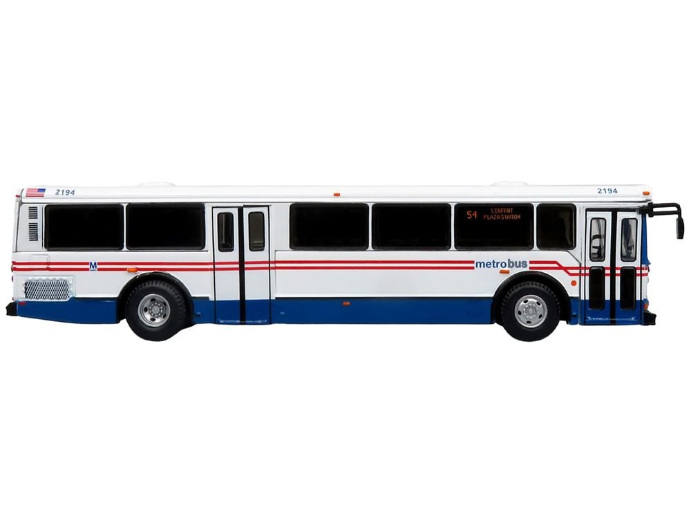 2006 Orion V Transit Bus WMATA Washington "54 L'Enfant Plaza Station" Limited Edition "The Vintage Bus and Motorcoach Collection" 1/87 (HO) Diecast Model by Iconic Replicas view 2