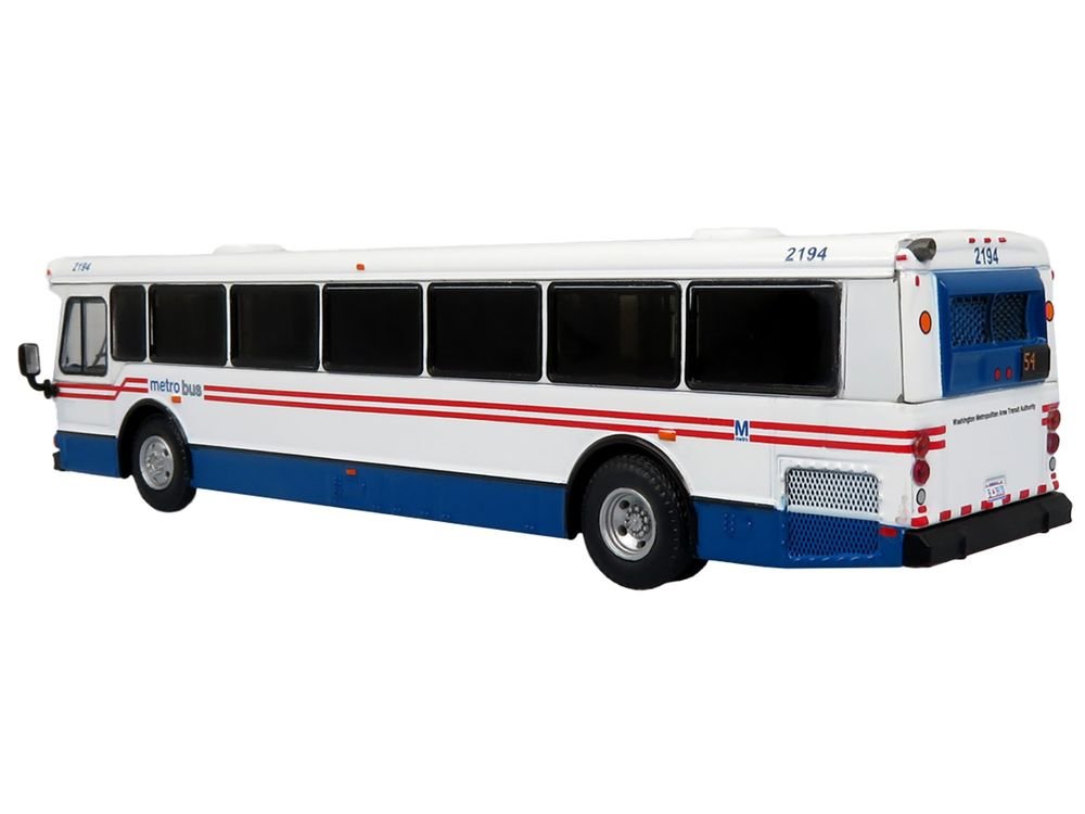 2006 Orion V Transit Bus WMATA Washington "54 L'Enfant Plaza Station" Limited Edition "The Vintage Bus and Motorcoach Collection" 1/87 (HO) Diecast Model by Iconic Replicas view 3
