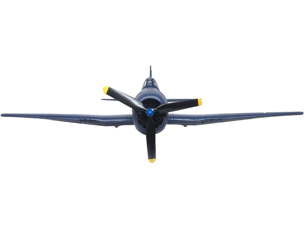 Grumman Hellcat F6F-5 Fighter Aircraft "Lt. Cdr. Willard E. Eder VS-1" (1945) United States Navy "Oxford Aviation" Series 1/72 Diecast Model Airplane by Oxford Diecast view 3