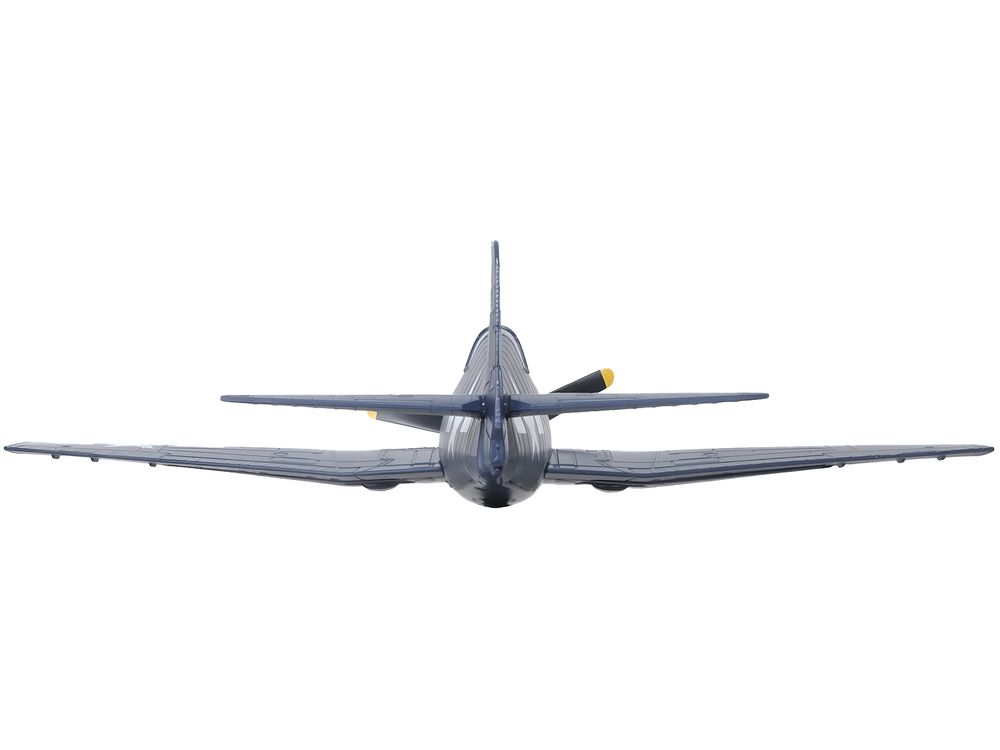 Grumman Hellcat F6F-5 Fighter Aircraft "Lt. Cdr. Willard E. Eder VS-1" (1945) United States Navy "Oxford Aviation" Series 1/72 Diecast Model Airplane by Oxford Diecast view 4