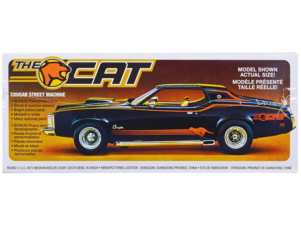Skill 2 Model Kit 1973 Mercury Cougar "The Cat" 1/25 Scale Model by MPC view 2