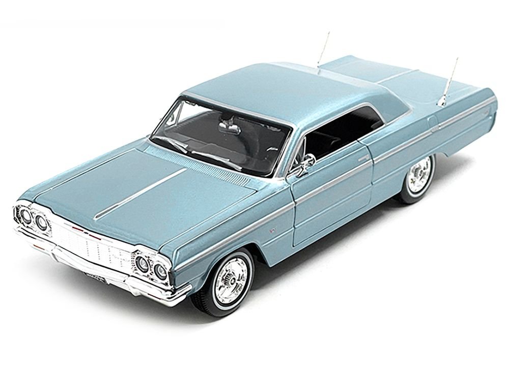 1964 Chevrolet Impala SS Blue Metallic "Special Edition" Series 1/26 Diecast Model Car by Maisto view 2