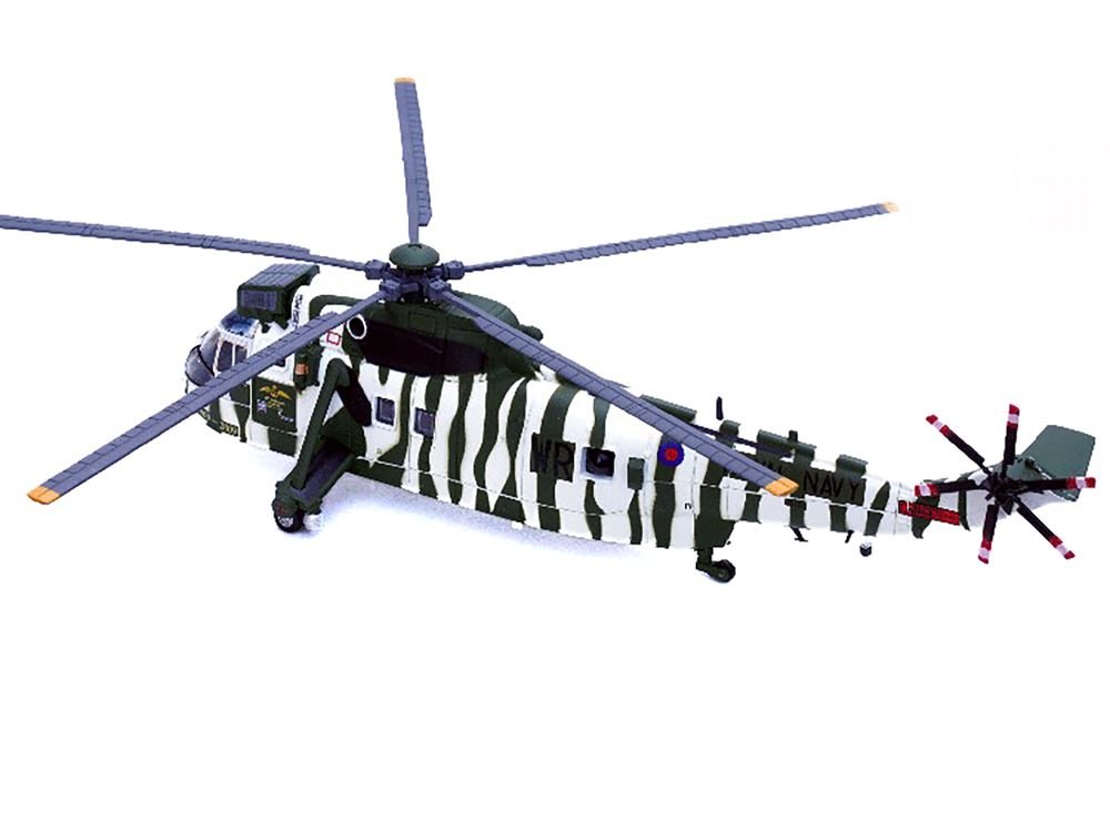 Westland Sea King HC.4 Helicopter "40th Anniversary Livery 848 Naval Air Squadron Commando Helicopter Force Royal Naval Air Station Yeovilton Somerset" (2009) British Royal Navy 1/72 Diecast Model by Legion view 4
