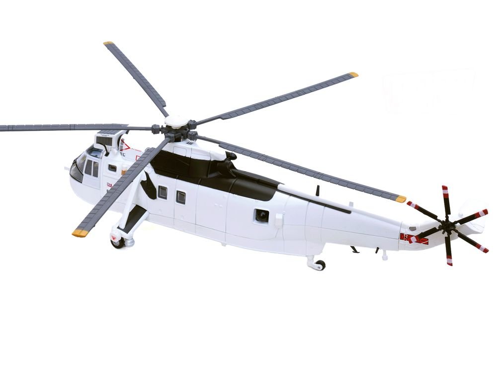 Westland Sea King HC.4 Helicopter "White Livery 845 Naval Air Squadron United Nations Protection Force Bosnia/Croatia" (1995) British Royal Navy 1/72 Diecast Model by Legion view 3