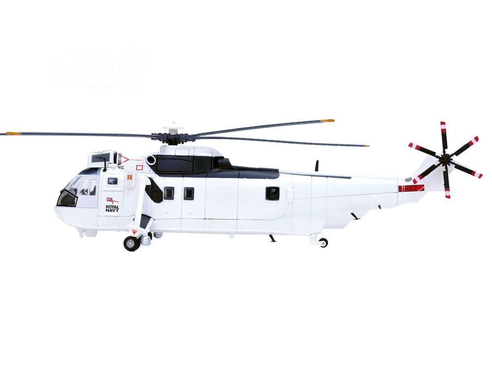 Westland Sea King HC.4 Helicopter "White Livery 845 Naval Air Squadron United Nations Protection Force Bosnia/Croatia" (1995) British Royal Navy 1/72 Diecast Model by Legion view 4