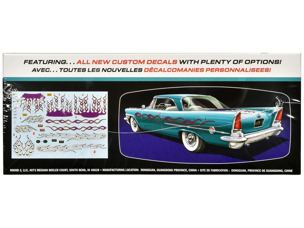 Skill 2 Model Kit 1957 Chrysler 300 Custom 1/25 Scale Model by AMT view 3