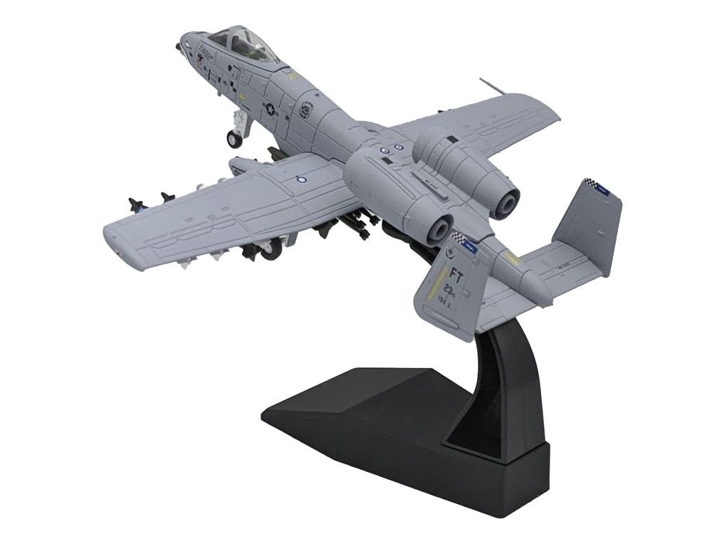 Republic A-10C Thunderbolt II Attack Aircraft "Flying Tigers 23rd Fighter Group 23rd Wing" (2003) United States Air Force 1/100 Diecast Model Airplane view 2