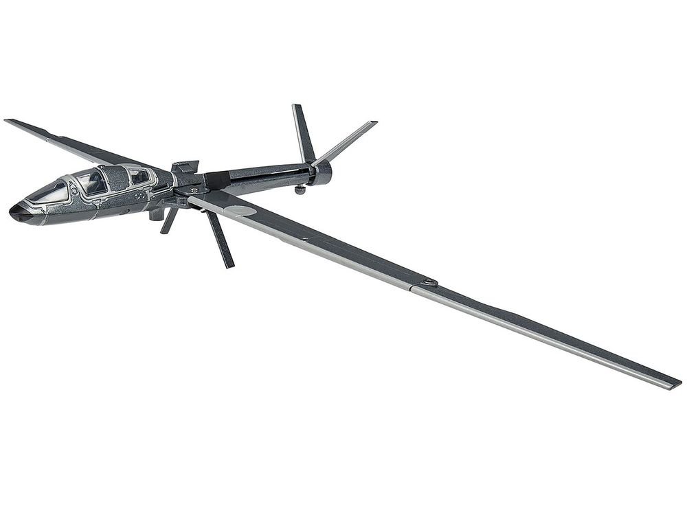 Q Glider Gray Metallic James Bond 007 "No Time To Die" (2021) Movie Diecast Model by Corgi view 2