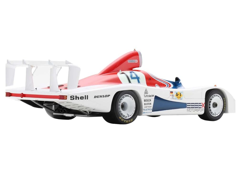 Porsche 936 #14 Bob Wollek - Hurley Haywood "Essex Motorsport Porsche" "24 Hours of Le Mans" (1979) with Acrylic Display Case 1/18 Model Car by Spark view 4