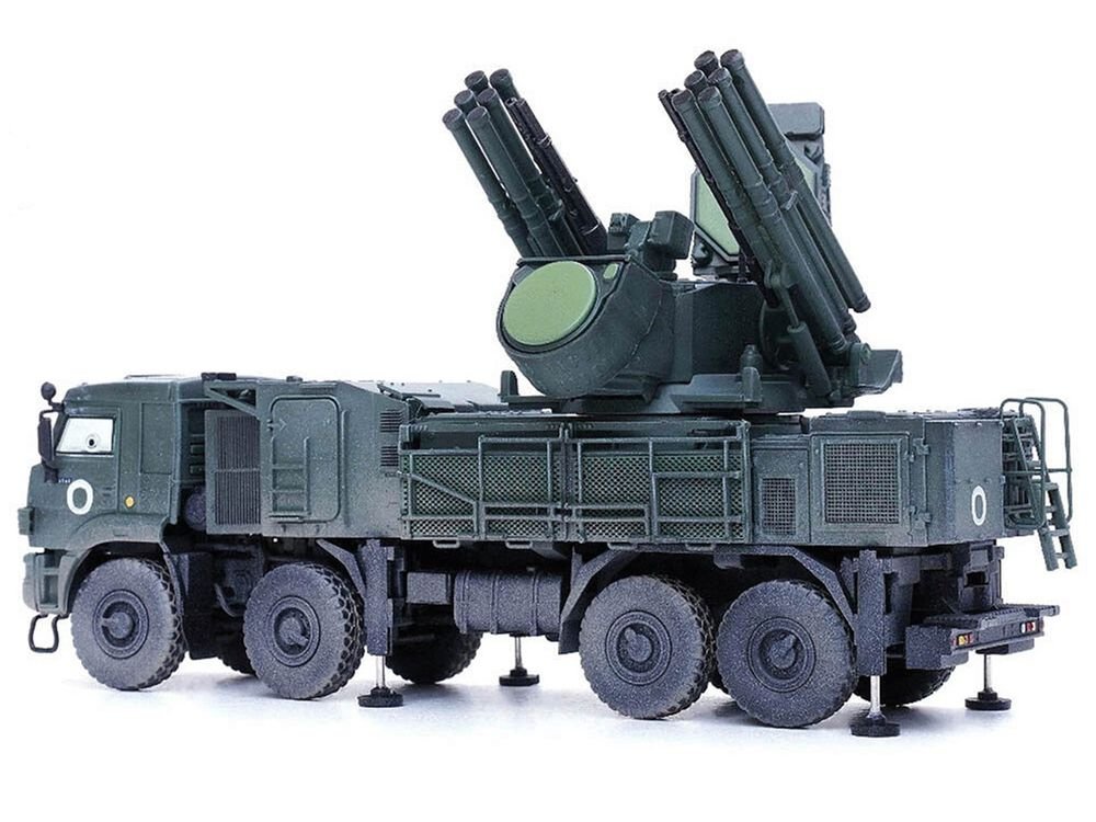 Pantsir S1 96K6 Self-Propelled Air Defense Weapon System "Ukraine War" Russian Army "Armor Premium" Series 1/72 Diecast Model by Panzerkampf view 3