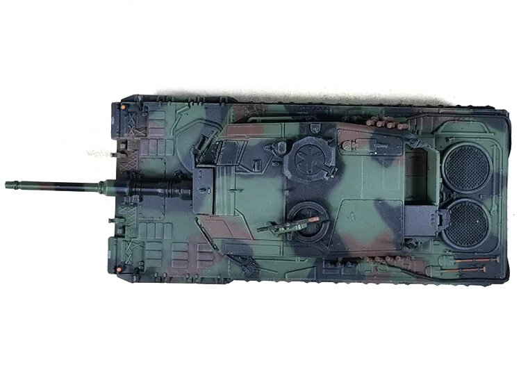 Leopard 2A4 Main Battle Tank with Snorkel "NATO Camouflage" German Army "Armor Premium" Series 1/72 Diecast Model by Panzerkampf view 4