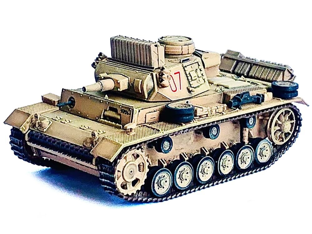 Germany Pz.Kpfw.III Ausf.N DAK Tank #07 "s.Pz.Abt.501 Tunisia" (1942/43) "NEO Dragon Armor" Series 1/72 Plastic Model by Dragon Models view 2