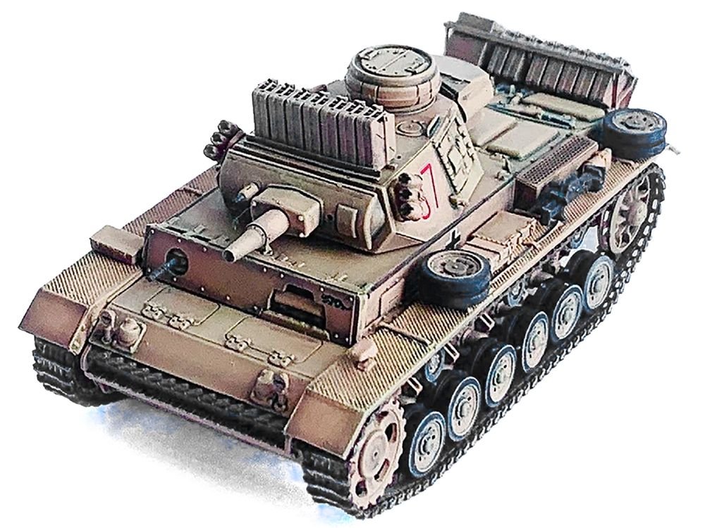 Germany Pz.Kpfw.III Ausf.N DAK Tank #07 "s.Pz.Abt.501 Tunisia" (1942/43) "NEO Dragon Armor" Series 1/72 Plastic Model by Dragon Models view 4