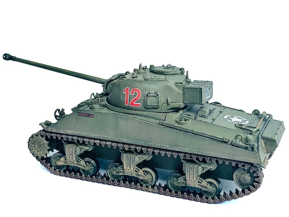 British Sherman Firefly Vc Tank #12 "3 Troop A Sqd. Northamptonshire Yeomanry France" (1944) "NEO Dragon Armor" Series 1/72 Plastic Model by Dragon Models view 2