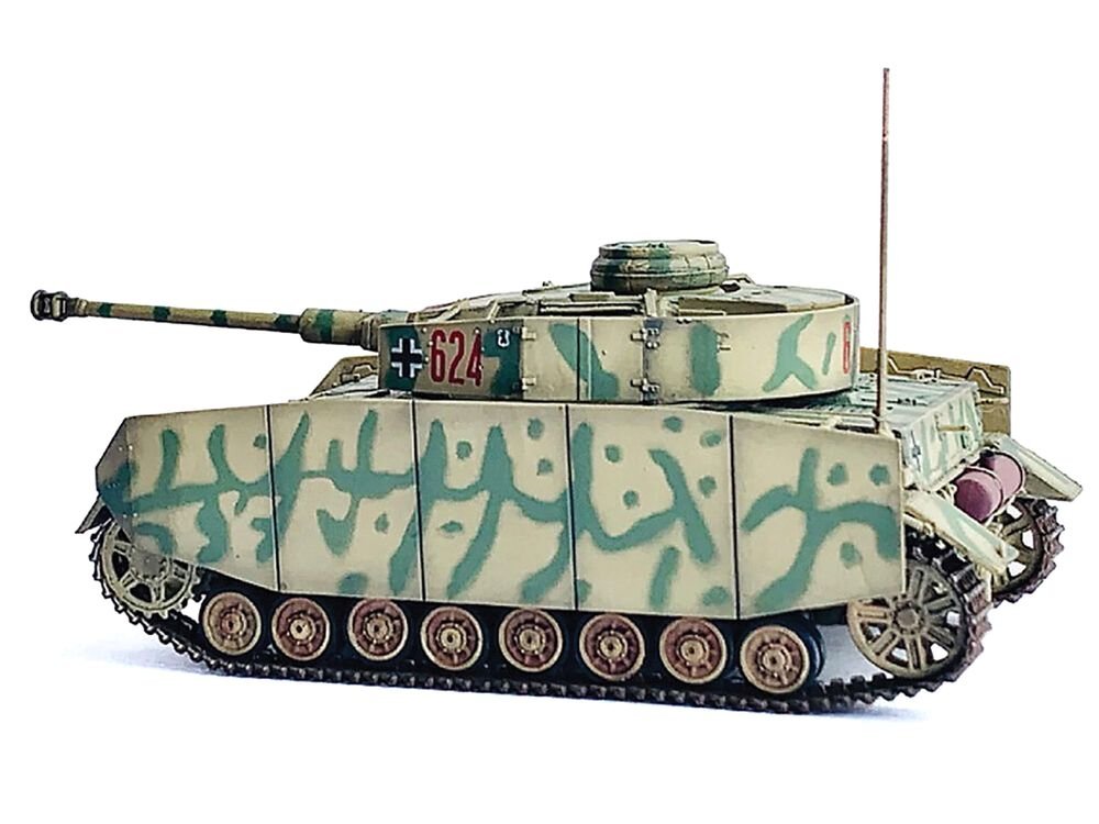 Germany Pz.Kpfw.IV Ausf.H with Schurzen Tank #624 "3.Pz.Div. Ukraine" (1943) "NEO Dragon Armor" Series 1/72 Plastic Model by Dragon Models view 2