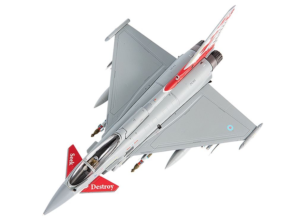 Eurofighter Typhoon FGR4 EF-2000 Aircraft "No.41(R) Squadron 100th Anniversary" (2016) British Royal Air Force 1/72 Diecast Model by JC Wings view 3