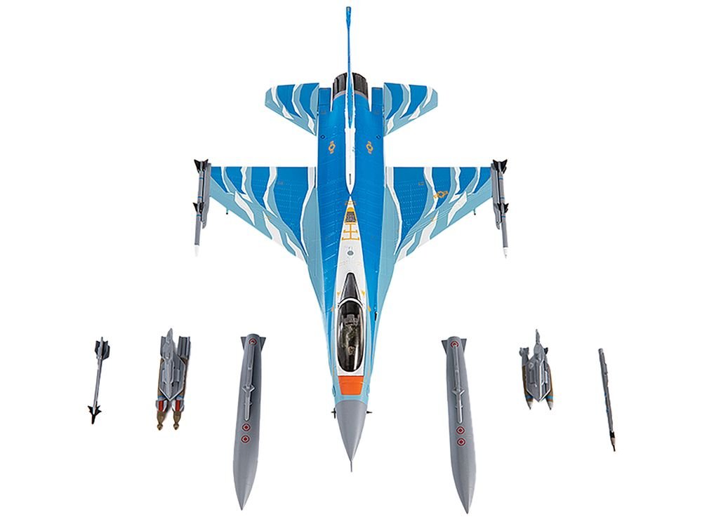 Lockheed F-16C Fighting Falcon Fighter Aircraft "309th Fighter Squadron 56th Operations Group Wild Ducks" (2022) United States Air Force 1/72 Diecast Model by JC Wings view 3