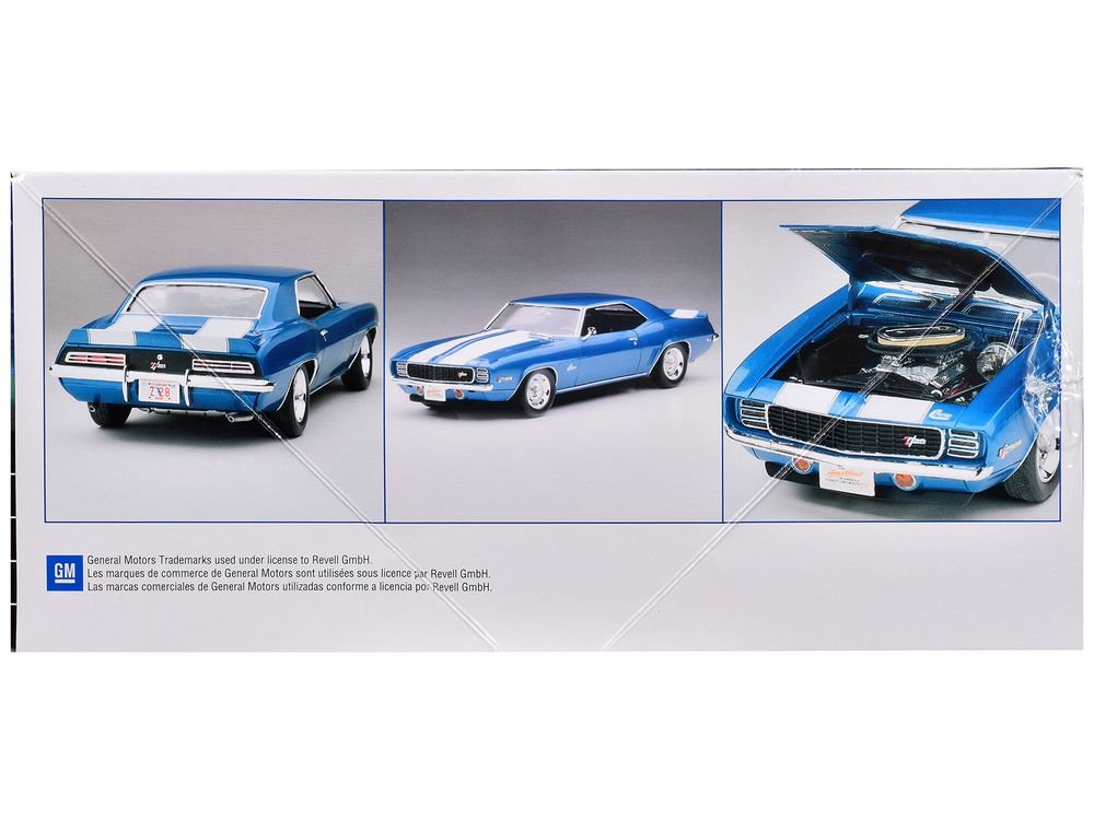 Level 4 Model Kit 1969 Chevrolet Camaro Z/28 RS "Motor-City Muscle" 1/25 Scale Model by Revell view 2