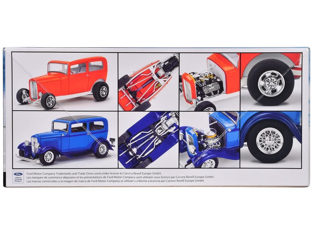 Level 4 Model Kit 1932 Ford Tudor Sedan 2-in-1 Kit 1/25 Scale Model by Revell view 3