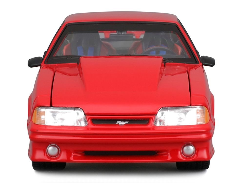 1993 Ford Mustang SVT Cobra Red "Classic Muscle" "Maisto Design" Series 1/24 Diecast Model Car by Maisto view 4
