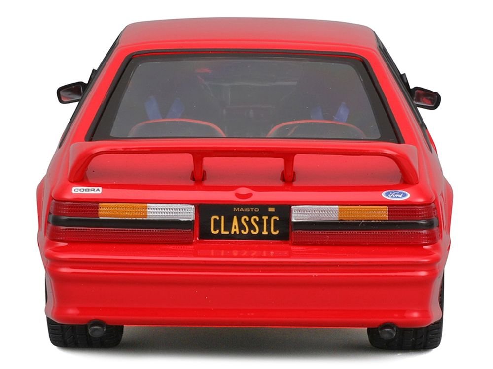 1993 Ford Mustang SVT Cobra Red "Classic Muscle" "Maisto Design" Series 1/24 Diecast Model Car by Maisto view 5