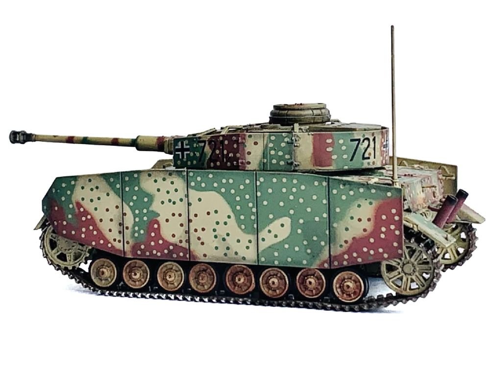 Germany Pz.Kpfw.IV Ausf.J Mid Production Tank "#721 Western Front" (1944) "NEO Dragon Armor" Series 1/72 Plastic Model by Dragon Models view 2