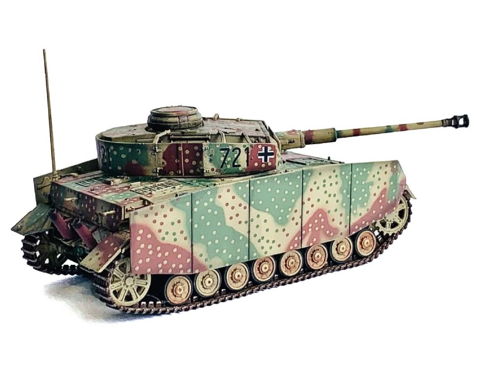 Germany Pz.Kpfw.IV Ausf.J Mid Production Tank "#721 Western Front" (1944) "NEO Dragon Armor" Series 1/72 Plastic Model by Dragon Models view 3