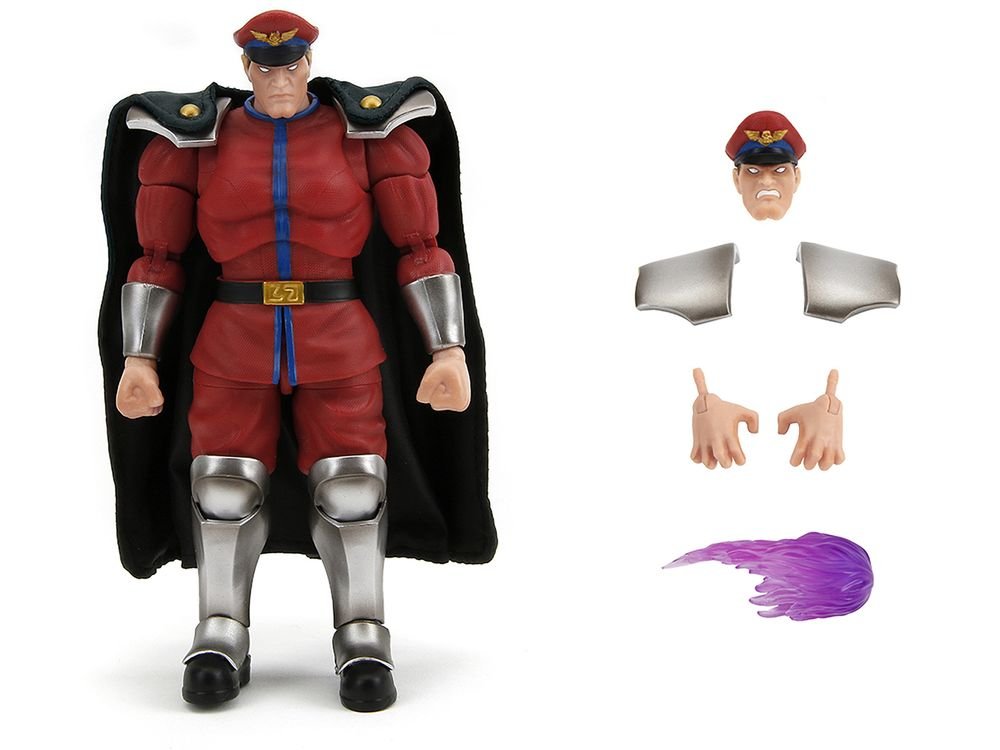 M. Bison 6" Moveable Figure with Accessories and Alternate Head and Hands "Ultra Street Fighter II: The Final Challengers" (2017) Video Game Model by Jada view 2
