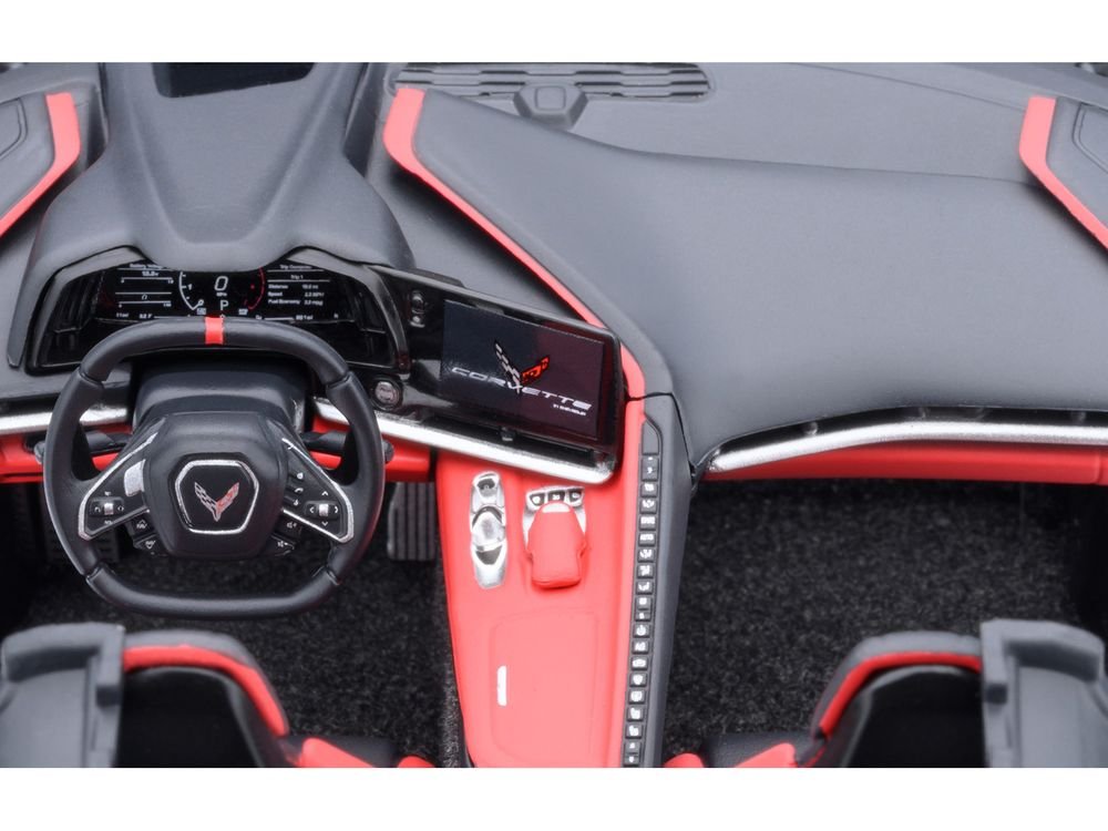 2020 Chevrolet Corvette C8 Stingray Black 1/18 Model Car by Autoart view 4