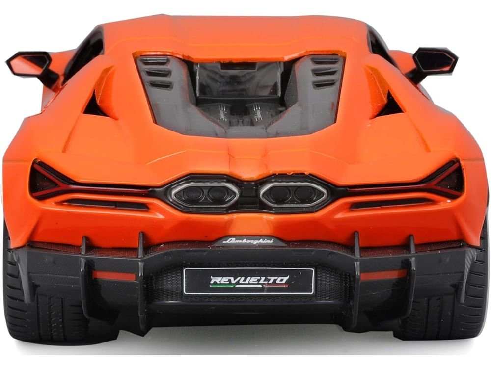 Lamborghini Revuelto Orange "Italian Design" Series 1/24 Diecast Model Car by Bburago view 5