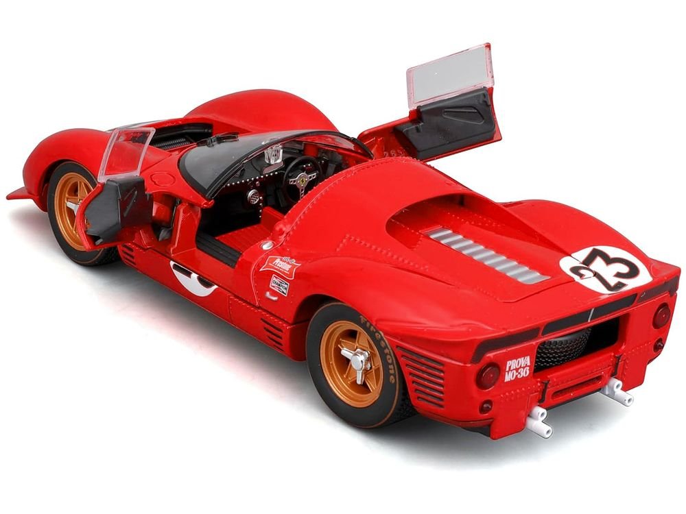 Ferrari 330 P4 #23 Lorenzo Bandini - Chris Amon "Ferrari S.P.A." Winner "24 Hours of Daytona" (1967) "Racing" Series 1/24 Diecast Model Car by Bburago view 2