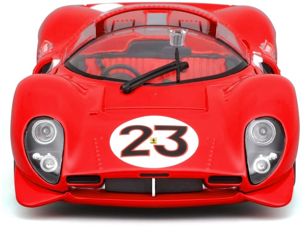 Ferrari 330 P4 #23 Lorenzo Bandini - Chris Amon "Ferrari S.P.A." Winner "24 Hours of Daytona" (1967) "Racing" Series 1/24 Diecast Model Car by Bburago view 3