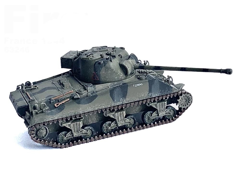 British Sherman Firefly VC Tank "4th/7th Royal Dragoon Guard 8th Armoured Brigade France" (1944) "NEO Dragon Armor" Series 1/72 Plastic Model by Dragon Models view 3