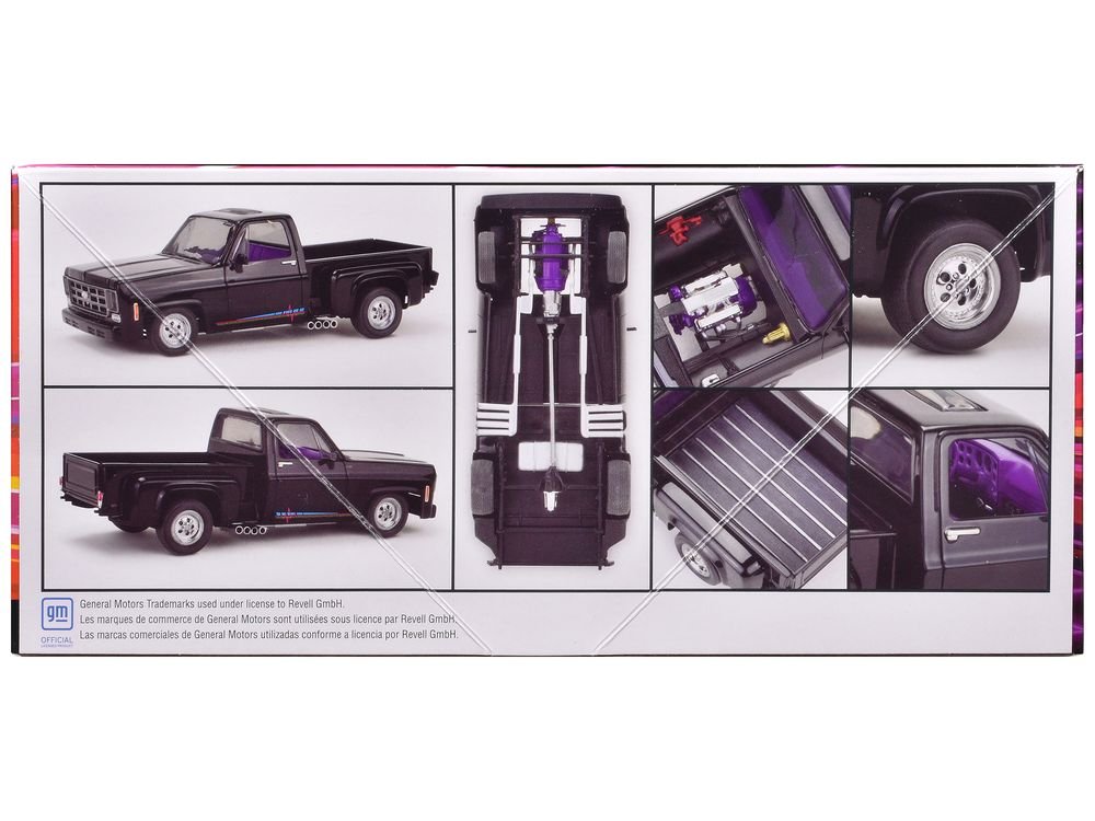 Level 4 Model Kit 1977 Chevrolet Street Pickup Truck 1/25 Scale Model by Revell view 2
