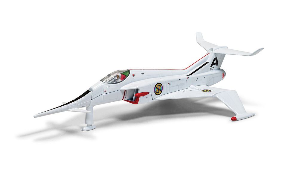 Angel Interceptor Aircraft "World Army Air Force" White "Captain Scarlet and the Mysterons" (1967-1968) TV Series Diecast Model by Corgi view 2