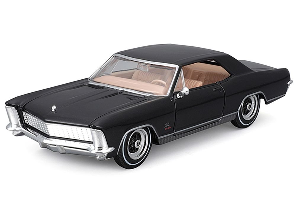 1965 Buick Riviera Gran Sport Black Metallic "Special Edition" Series 1/26 Diecast Model Car by Maisto view 2