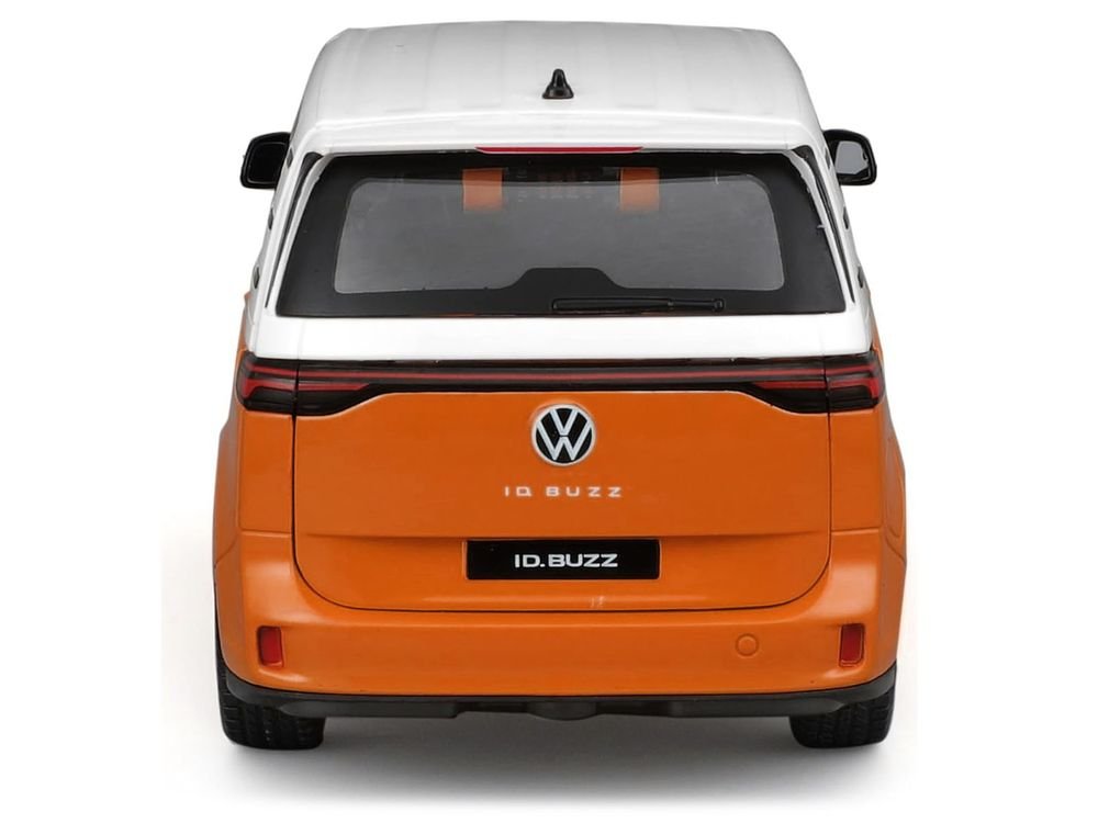2023 Volkswagen ID. Buzz Van Orange and White "Special Edition" Series 1/24 Diecast Model Car by Maisto view 4