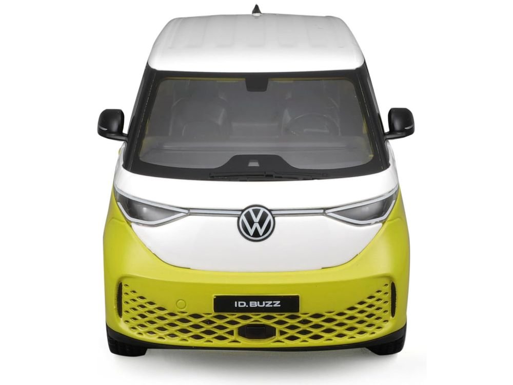2023 Volkswagen ID. Buzz Van Yellow and White "Special Edition" Series 1/24 Diecast Model Car by Maisto view 2