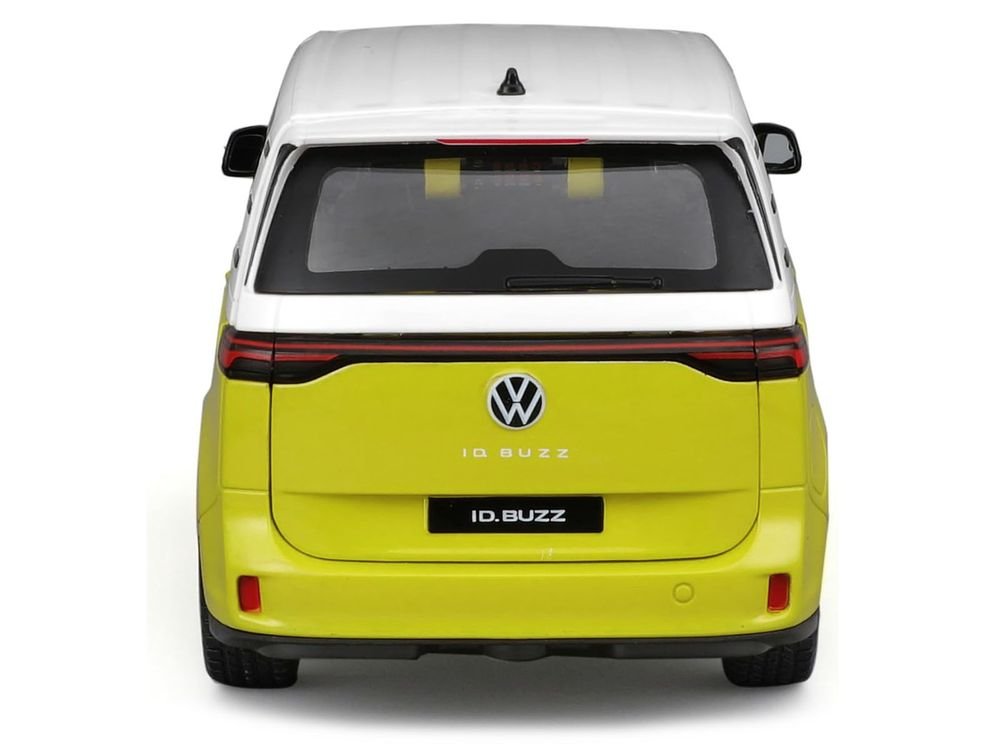 2023 Volkswagen ID. Buzz Van Yellow and White "Special Edition" Series 1/24 Diecast Model Car by Maisto view 3