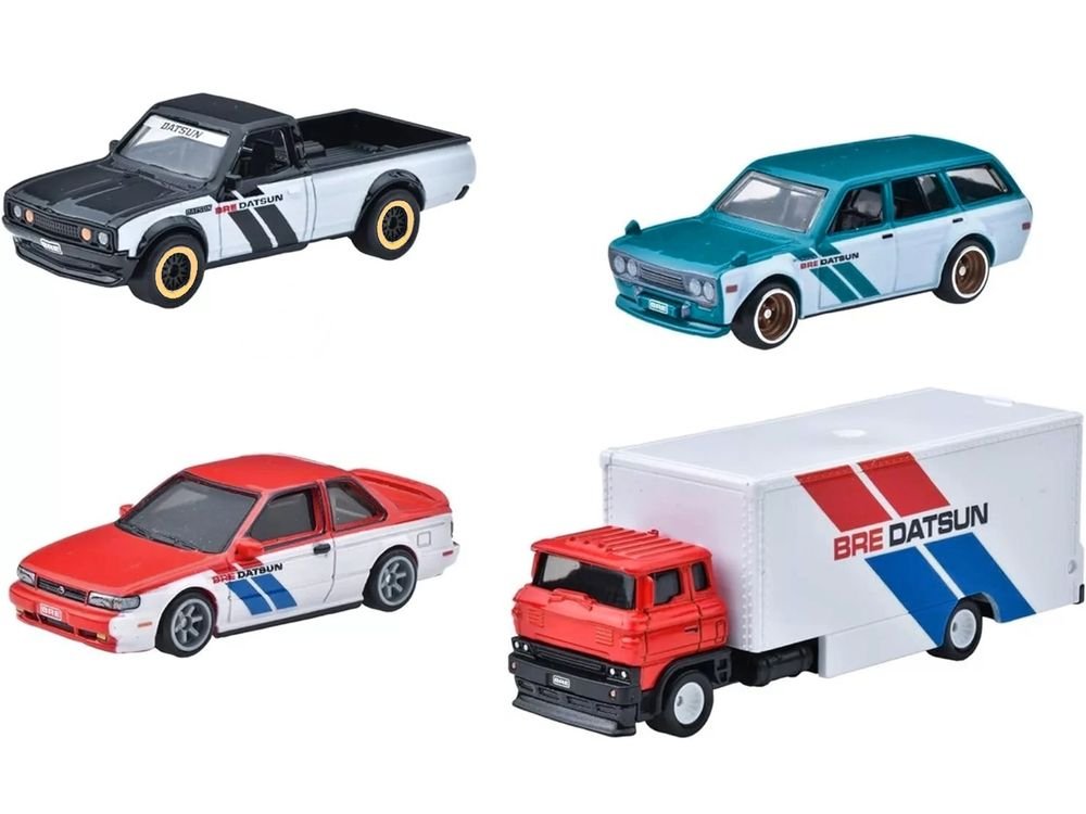 "BRE" Set of 4 pieces Series Hot Wheels "Premium" 2024 Series U Diecast Model Cars by Hot Wheels view 2