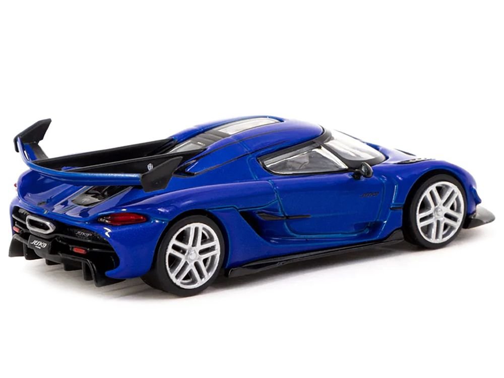 Koenigsegg Jesko Attack Blue Metallic "Global64" Series 1/64 Diecast Model by Tarmac Works view 3