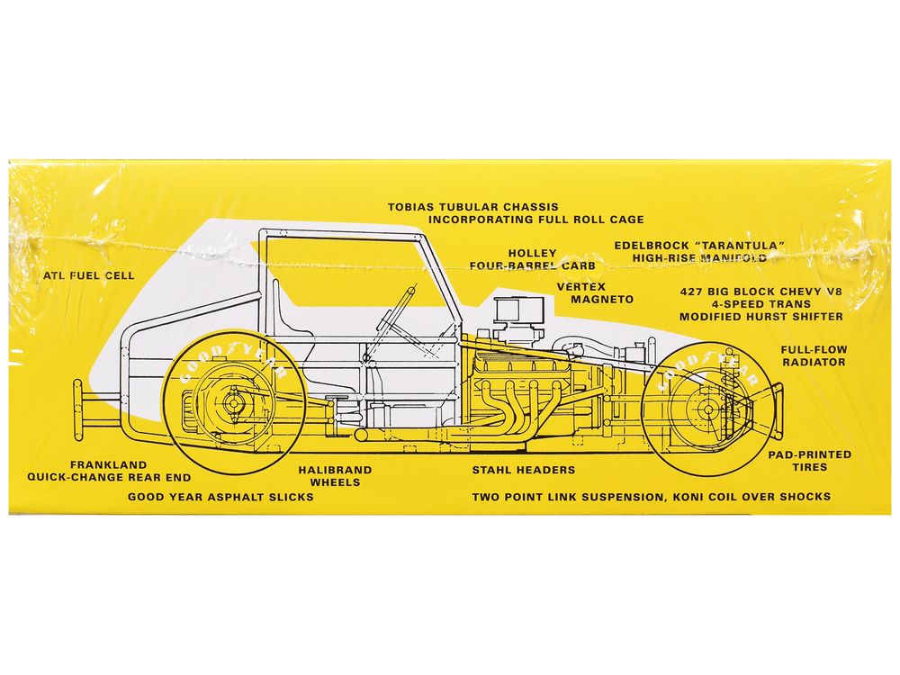 Skill 2 Model Kit Gremlin Modified Stocker 1/25 Scale Model by AMT view 2