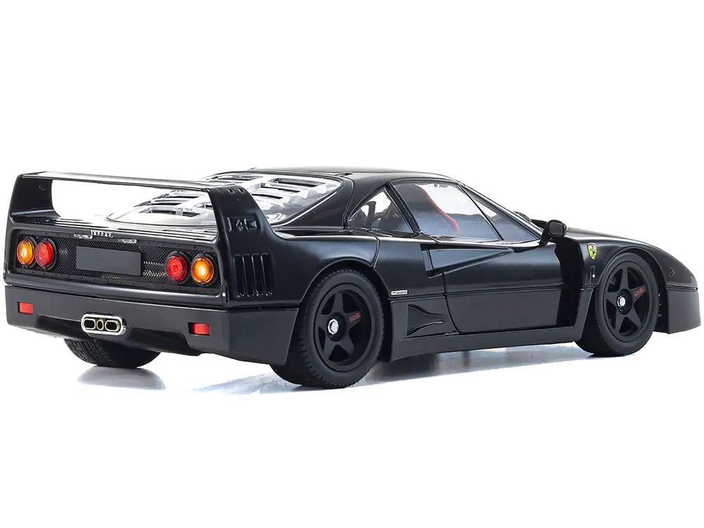 Ferrari F40 Black 1/18 Diecast Model Car by Kyosho view 4