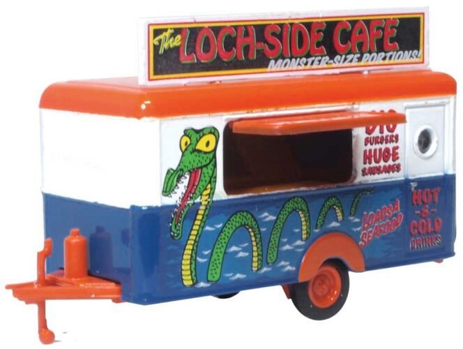 Mobile Food Trailer "Loch-Side Cafe" 1/87 (HO) Scale Diecast Model by Oxford Diecast view 2
