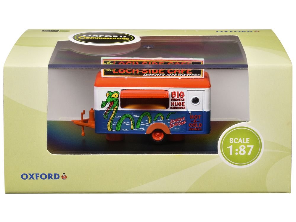 Mobile Food Trailer "Loch-Side Cafe" 1/87 (HO) Scale Diecast Model by Oxford Diecast view 3