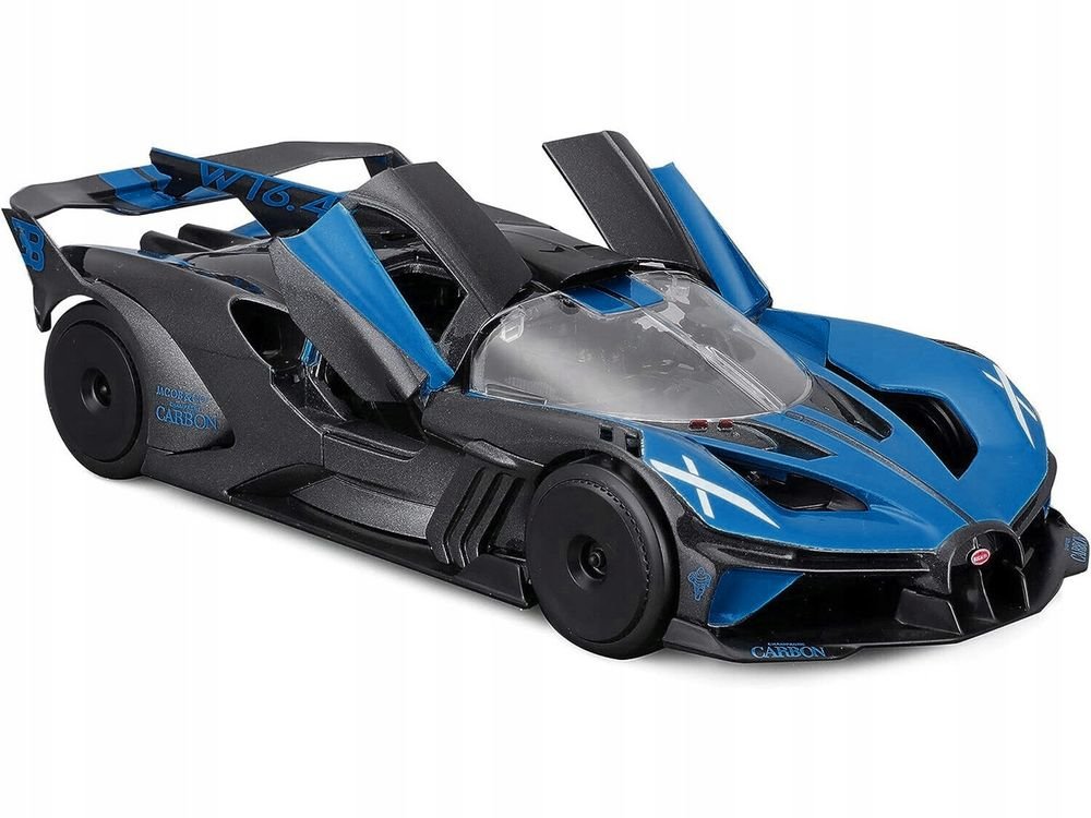 Bugatti Bolide Blue and Black Metallic "Special Edition" Series 1/24 Diecast Model Car by Maisto view 2