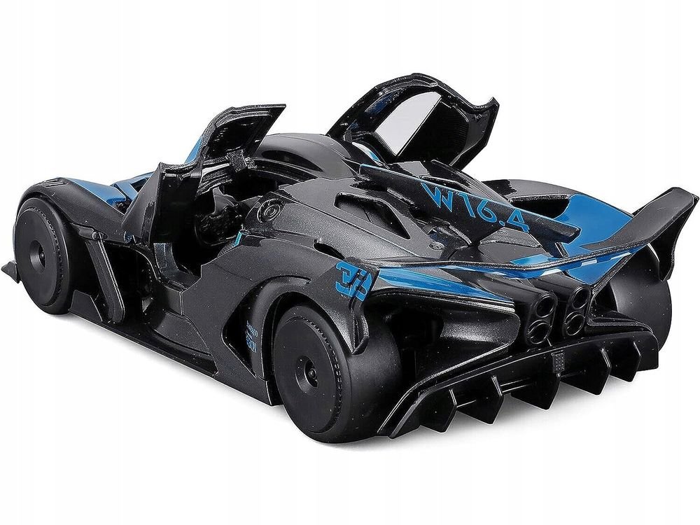 Bugatti Bolide Blue and Black Metallic "Special Edition" Series 1/24 Diecast Model Car by Maisto view 3