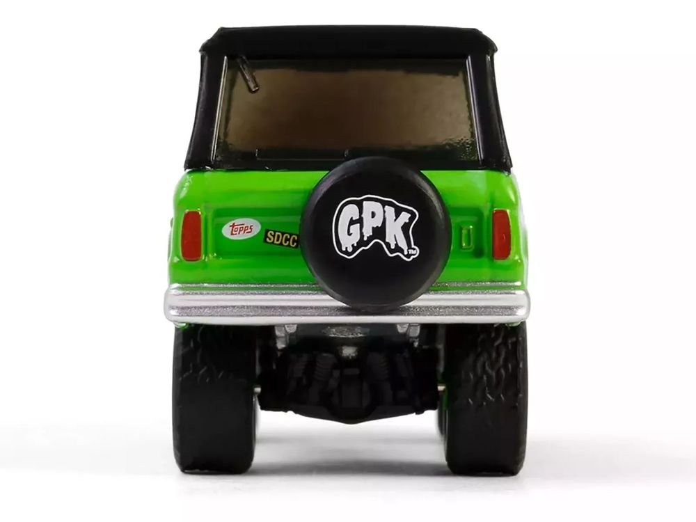 1969 Ford Bronco "Garbage Pail Kids: Super Snotty" Green with Black Top "San Diego Comic-Con 2024 Exclusive" 1/64 Diecast Model Car by Greenlight view 4